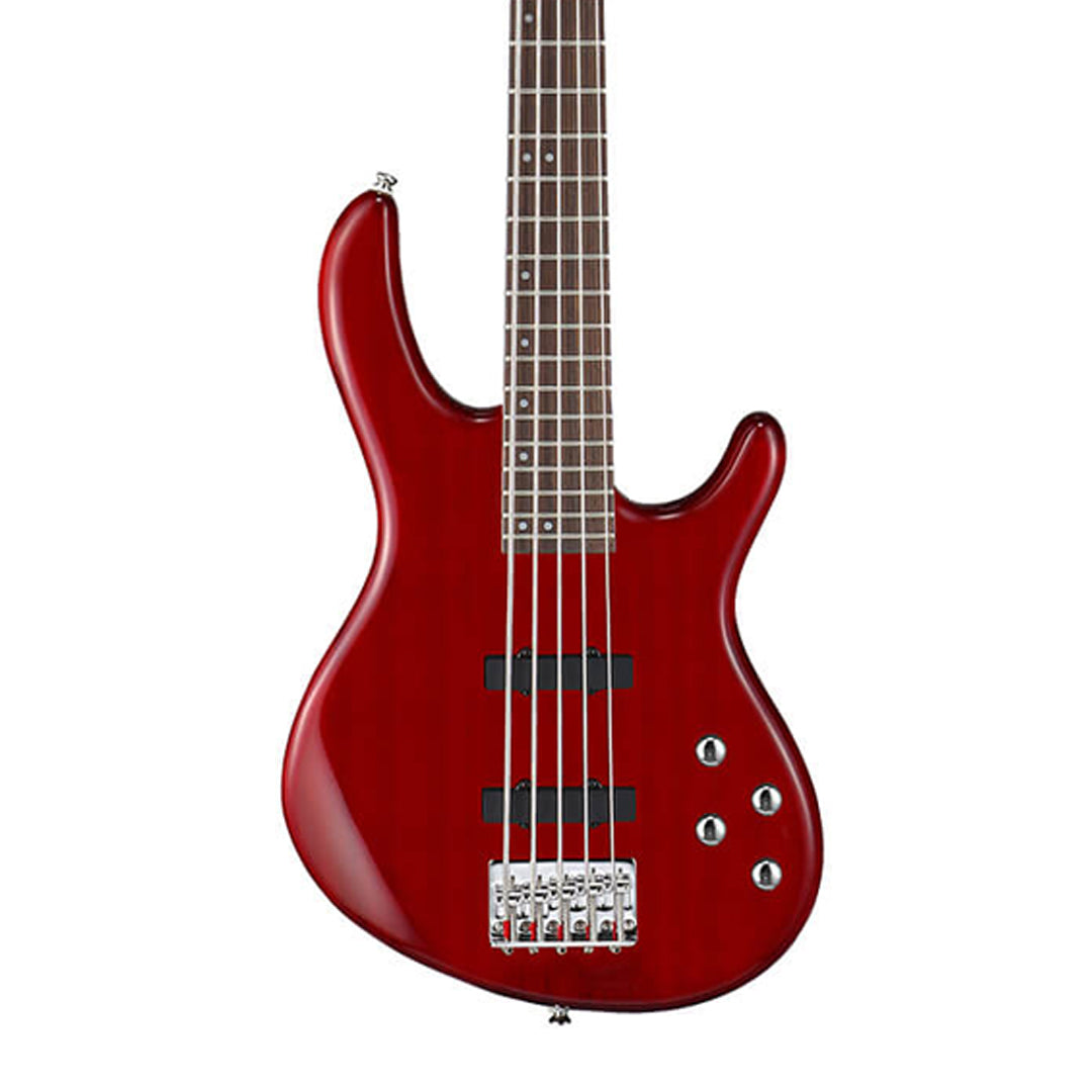 Cort Action Bass V Plus Bass Guitar (Red)